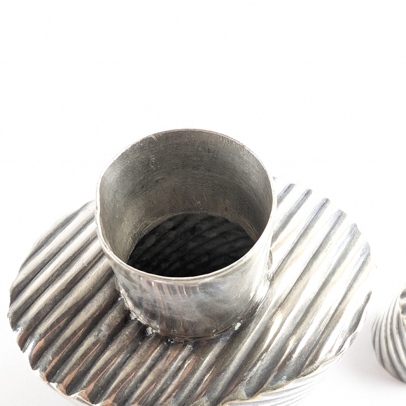 Antique Henry Wilkinson Co Silver Plate Flask Perfume Bottle - Picture 2 of 7